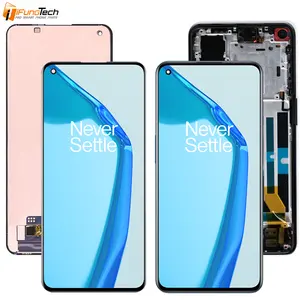 원래 6.55 "AMOLED LCD OnePlus 9 LCD 디스플레이 터치 스크린 디지타이저 어셈블리 플러스 9 1 + 9 LE2113 LE2111 LE2110