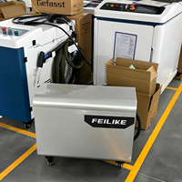 Machine de soudage laser refroidie par air FEILIKE pratique de 1500 watts, machine de découpe d'acier inoxydable, machine de nettoyage de la rouille, machine de soudage laser