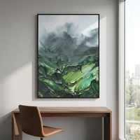 Mintura Décoration d'intérieur moderne, Peinture à l'huile peinte à la main sur toile, Affiche d'art abstrait, Décoration murale pour salon, Nature morte originale