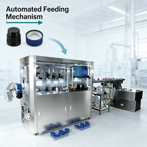 Solution clé en main pour machine <span class=keywords><strong>de</strong></span> tri et d'alimentation <span class=keywords><strong>de</strong></span> bouchons <span class=keywords><strong>de</strong></span> bouteilles en plastique avec testeur <span class=keywords><strong>de</strong></span> vision 360°, détection <span class=keywords><strong>de</strong></span> bulles et <span class=keywords><strong>de</strong></span> rayures intégrées, garantie 1 an - Product Image 3