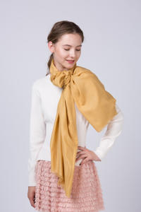 Écharpe de marque pour femme en laine OEM 66*190cm, super chaude, épaisse, taille personnalisée, pour l'hiver, l'automne, les fêtes en plein air, respirante - Product Image 3