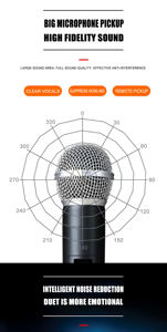<span class=keywords><strong>TUGA</strong></span> 2.4GHz UW-58 Microphone sans Fil Rechargeable Professionnel à Main pour Fête Karaoké Église Spectacle Réunion - Product Image 2