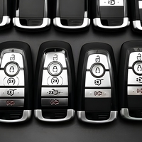 Coque de clé de remplacement pour télécommande de voiture à 3/4/5 boutons pour Ford Fusion Explorer Edge F-150 Raptor Escape 2017-2025