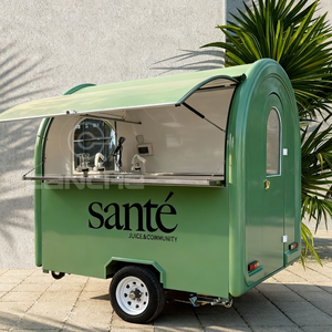 Food truck vintage de style nouveau pour la vente de nourriture de rue, de glaces et de café - Product Image 3