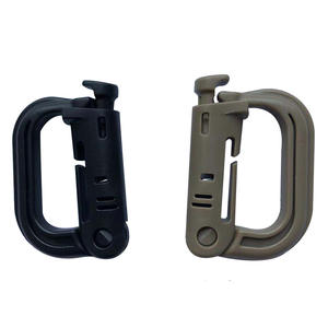WSH WSH-G003 Mousqueton tactique en plastique Molle, boucle à dégagement rapide en D pour randonnée en extérieur, crochets de <span class=keywords><strong>sac</strong></span> à <span class=keywords><strong>dos</strong></span>, <span class=keywords><strong>clip</strong></span> à pression, porte-clés - Product Image 4