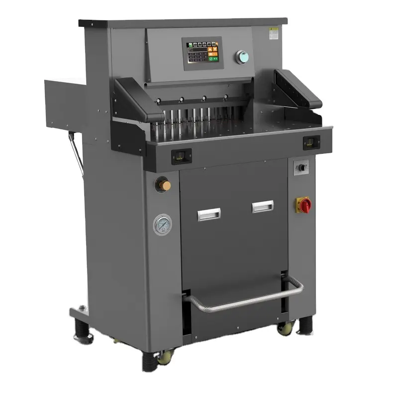 नई H520TV7 हाइड्रोलिक प्रोग्राम गिलोटिन कागज काटने की मशीन