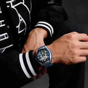 NAVIFORCE 8063 gli uomini guardano la moda Sport orologio <span class=keywords><strong>da</strong></span> polso al quarzo cronografo di lusso in Silicone cinturino al quarzo orologio maschile <span class=keywords><strong>regalo</strong></span> - Product Image 4