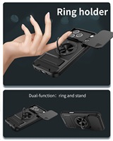 Étui de téléphone magnétique antichoc 360° de luxe avec protection coulissante pour objectif d'appareil photo pour 11 12 13 14 15 16 Pro Max 17 Air