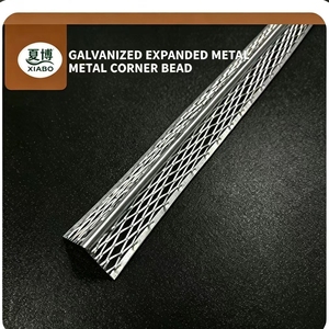 Perfil de esquina de malla expandida de acero galvanizado para revoco, protector de esquinas internas y externas de pared - Product Image 4