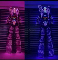 Ensemble de costumes de performance robot LED de haute qualité, lumineux, pour la danse de salon et les soirées en boîte de nuit