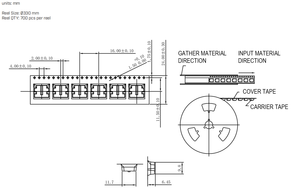 PJ-014CH-SMT-TR a basso profilo SMT DC Jack di potenza 3.5A 24V 30mΩ connettore 5000 cicli Reflow Solderable ROHS per droni/indossabili - Product Image 4
