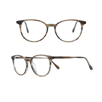 Monture de lunettes d'ordinateur en acétate de style japonais, design rétro à rivets, unisexe, pour visage en forme de losange, anti-lumière bleue, transparente et tendance