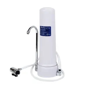 공장 가격 높은 흐름 고압 hose1 단계 휴대용 gac 수조 돔 세라믹 수도꼭지 테이블 물 필터