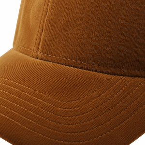 Cappellino da Baseball in Velluto a Coste 100% Poliestere Personalizzabile con Logo, Stile Vintage Retrò Unisex, Sportivo, a 6 Pannelli, Regolabile, per Commercio all'Ingrosso - Product Image 4