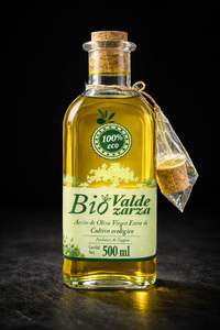Aceite de Oliva Virgen Extra 100% Puro Orgánico Valdezarza, Botella de Vidrio de 500 ml, Prensado en Frío, Español, Montes de Toledo, Frutal, Verde - Product Image 6