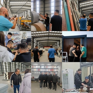 Matériaux de construction <span class=keywords><strong>l</strong></span> Revêtement mural en métal sculpté Revêtement sandwich en PU Convient à la <span class=keywords><strong>d</strong></span>écoration extérieure des maisons mobiles Revêtement mural en métal - Product Image 6