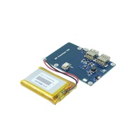 Carte d'extension de batterie au lithium pour Raspberry Pi 3B/3B+ avec double alimentation USB pour fonctionnement hors ligne