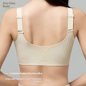 บราแบบติดตะขอหน้าสำหรับผู้หญิง บาง ระบายอากาศดี ฟูลคัพ ไนลอนไร้โครงเสริม  แผ่นเจลลี่ช่วยยกกระชับ ป้องกันการหย่อนคล้อย ไร้ตะเข็บ ทรงเสื้อกล้าม - Product Image 2