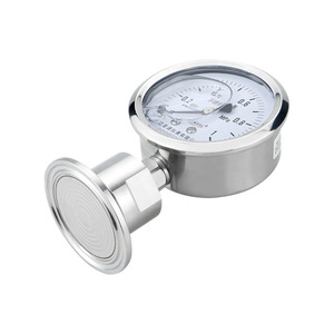 Manomètre à diaphragme YTP60BF en acier inoxydable, type à pince, 50,5 38 mm, applications alimentaires - Product Image 1
