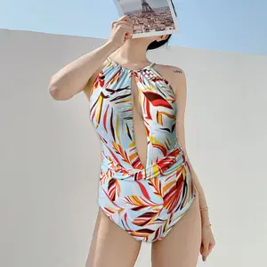 Fabrika kaynağı yeni tasarım tek parça mayo Bikini seti kız mayo