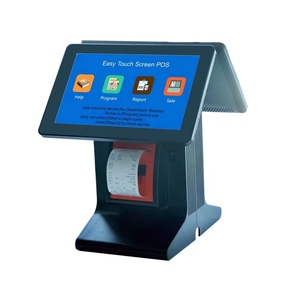 블랙 컬러 E86D <span class=keywords><strong>ECR</strong></span> 머신 간편 조작 올인원 터치스크린 금전 등록기 내장 프린터 및 현금 서랍 포함 - Product Image 4