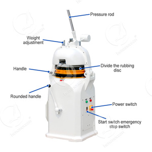 OCEAN Dough Ball Divide Extrusora Máquina Redonda Mini Divisor de Masa y Máquina Redonda para Hamburguesa - Product Image 2