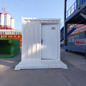 Small 20m3/h Mini 50m3/h PLC Controlled <b>Concrete</b> Batching Plant with Twin Shaft Mixer and Pump - Product Image 2