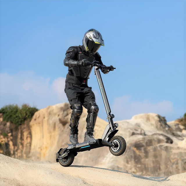 Dual Motor Off Road Electric Scooter Fold 10Inch Offroad E-Scooter 48V Powerful E Scooters All Terrain Off-Road Electric Scooter