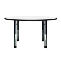Mobilier de salle de classe scolaire Table d'étudiant Table d'étude ronde d'activité d'étudiant réglable en hauteur