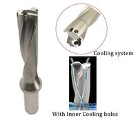 CNC haute vitesse U-drill WC05-XP25-24.5-4D 2d 3d 4d indexable WC U Drill avec WCMT Insert U Drill