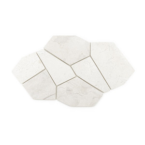 Mosaico in Pietra Naturale Bianca Ushuaia 30x50 per Pavimenti e Pareti - Product Image 3