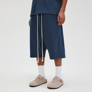 Shorts en coton pour hommes, collection 2026, vente chaude, respirants, 380 g/m², en molleton bouclette, pour sports de plein air - Product Image 1