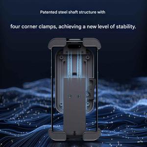 <span class=keywords><strong>Support</strong></span> de téléphone pour vélo à commande d'une seule main, base en alliage d'aluminium, anti-vibration, <span class=keywords><strong>support</strong></span> de téléphone pour scooter, guidon et rétroviseur - Product Image 4