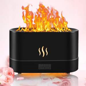 Difusor de Aroma con Llama, Nuevos Productos 2025, Difusor de Aroma Creativo con Luz de Vela USB para Escritorio, con Luz Nocturna - Product Image 6