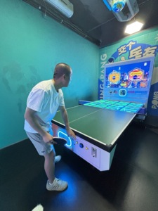 Unmanned Self-Service <b>Table</b> Tennis Machine for Arcade Coin-Operated Human-Machine Battle Practice and <b>Gaming</b> - Product Image 6
