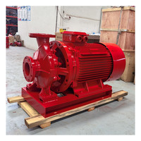 Pompa Air Sentrifugal Listrik 380V Tekanan Tinggi 15HP 25HP 30HP 75HP untuk Pemadam Kebakaran dan Air Limbah