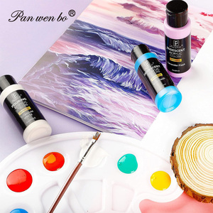 2 Oz/60ml 18 <span class=keywords><strong>colores</strong></span> camaleón acrílicos metálicos no tóxicos juego de pintura acrílica iridiscente que cambia de Color <span class=keywords><strong>para</strong></span> Rocas lienzo <span class=keywords><strong>madera</strong></span> - Product Image 3