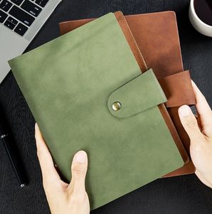 Cuaderno clásico de cuero PU con cierre magnético, diario de negocios profesional - Product Image 2