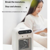 Mini Ventilador de Escritorio Recargable por USB, Modelo L7, Portátil, para Mascotas, Enfriador de Verano para Dormitorios