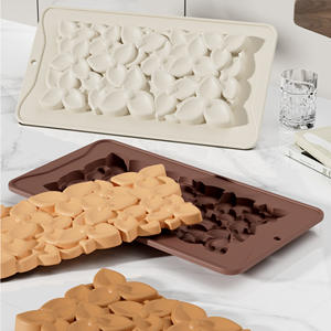 Moules à gâteaux en silicone antiadhésif à motif floral, de qualité alimentaire, réutilisables, mignons, pour chocolat, bonbons et glaçons, bricolage - Product Image 2