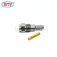 Fourniture d'usine FME femelle Jack à sertir pour RG58 RG-58 LMR195 LMR-195 RG400 LMR200 RG142 RG223 câble RF Coax Coaxial connecteurs