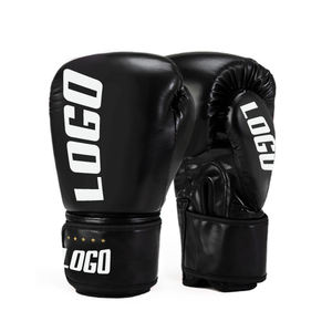 Artes marciales populares clásico Pu cuero entrenamiento Premium Oem guantes de boxeo - Product Image 3
