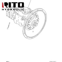 Pompe hydraulique RITO 708-1W-00241 pour excavatrice sur chenilles HPV75 PC75UU-3 PC78US-5 – Ensemble de pompe hydraulique de rechange 7081W00241
