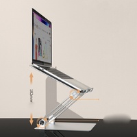Soporte Ergonómico de Aluminio para Laptop, Ajustable en Altura, con Refrigeración, para Macbook y Laptops de Juego de 17 Pulgadas, en Oferta