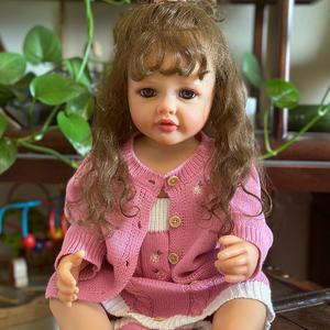 Poupée réaliste entièrement en silicone Reborn avec implantation de cheveux vivants, poupée de mode douce pour bébé, jouet de bricolage JiaYi JX 3513 <15cm - Product Image 3