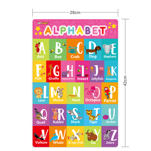 Póster Educativo para Niños, Alfabeto de Animales, Adhesivos de Clima, <span class=keywords><strong>Libro</strong></span> Educativo para Niños, Rompecabezas, Productos de Papel - Product Image 6