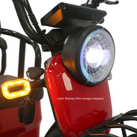 Tricycle électrique pour adultes, 3 roues, carrosserie ouverte, 600W, 60V, 20Ah, cadre en acier haute teneur en carbone, capacité de charge de 200 kg, certifié, 30-50 km/h