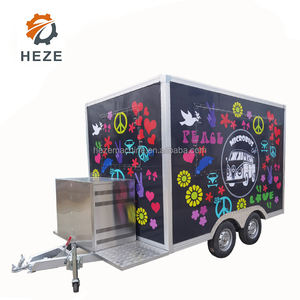 Mini camion alimentaire, <span class=keywords><strong>caravane</strong></span> <span class=keywords><strong>Vintage</strong></span>, personnalisée en chine, café Bbq, Pizza, crème glacée, Van rétro, petit format, Mobile pour nourriture rapide en Europe - Product Image 2