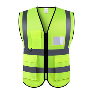 Chaleco de seguridad de construcción de alta visibilidad verde amarillo Chaqueta reflectante de seguridad de alta calidad - Product Image 1