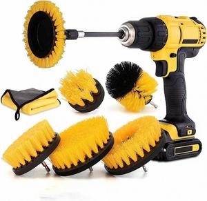 Juego de cepillos eléctricos para taladro, venta directa de fabricante 2024, al mejor precio, para limpieza de coches, baños y suelos, hechos de plástico duradero, tamaño grande - Product Image 3